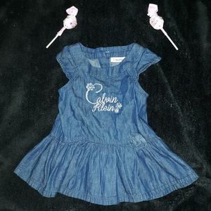 Calvin Klein infant denim shirt